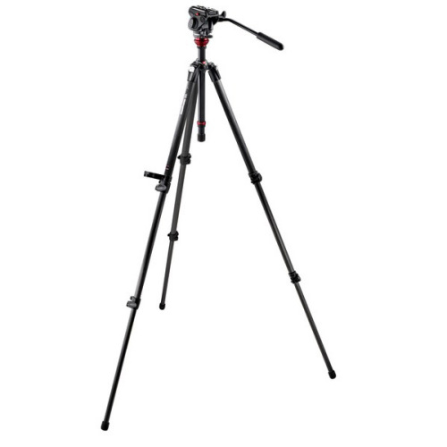 【701HDV,755CX3K】 Manfrotto ビデオキット シングルマグファイバー