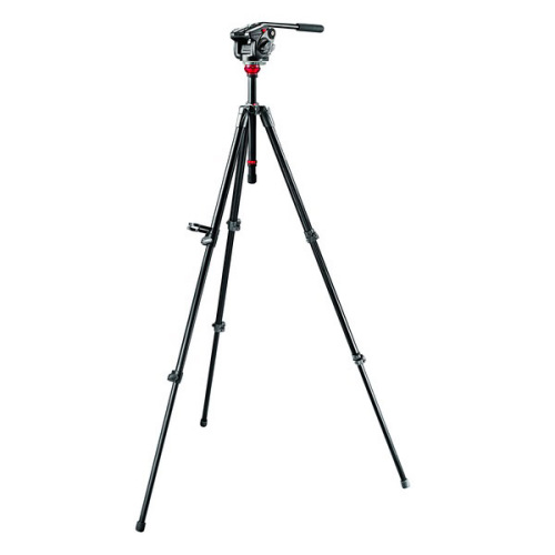 【501HDV,755XBK】 Manfrotto アルミ三段三脚システム