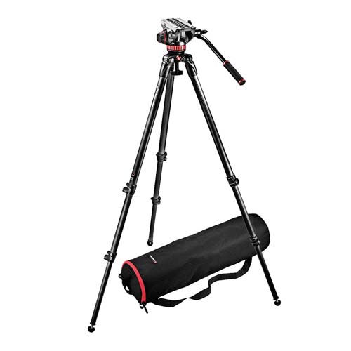 【MVK502C】 Manfrotto ビデオキット カーボンファイバー三脚535付