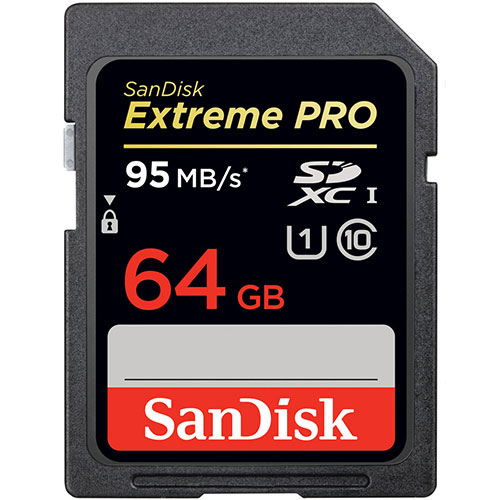 【SDSDXPA-064G-J35N】 SanDisk エクストリーム プロ SDXC UHS-I カード 64GB