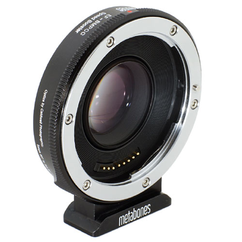 【Blackmagic Pocket Cinema用 キヤノンEFレンズ Speed Booster MB_SPEF-BMPCC-BM1】 Metabones 電子接点付マウントアダプター