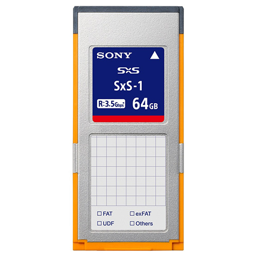 【SBS-64G1B】 SONY SxS-1カード 64GB