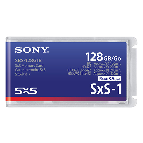 【SBS-128G1B】 SONY SxS-1カード 128GB