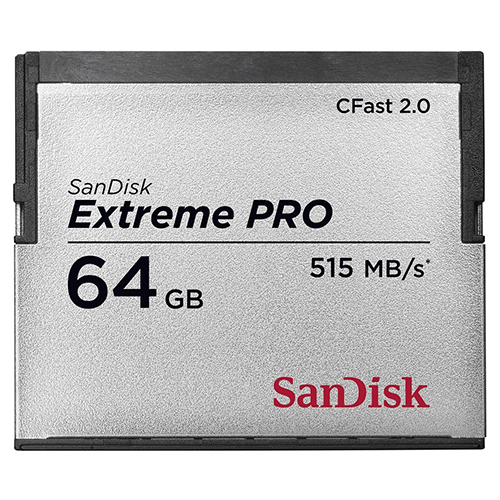 【SDCFSP-064G-J35】 SanDisk エクストリーム プロ CFast2.0 カード 64GB