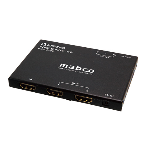 【HMS-0102】 ADTECHNO 4K UHD対応 HDMI 2分配器