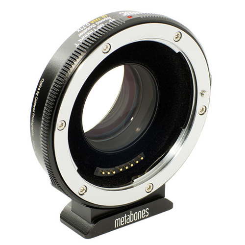 【マイクロフォーサーズ用 キヤノンEFレンズ T Speed Booster ULTRA 0.71x MB_SPEF-m43-BT4】 Metabones 電子接点付マウントアダプター