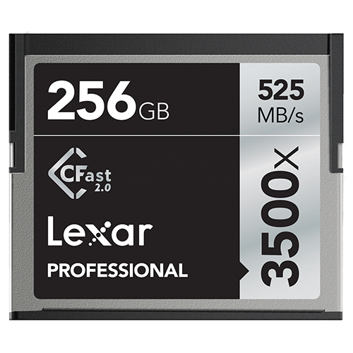 【LC256CRBJP3500】 Lexar Professional 3500x CFast 2.0カード 256GB