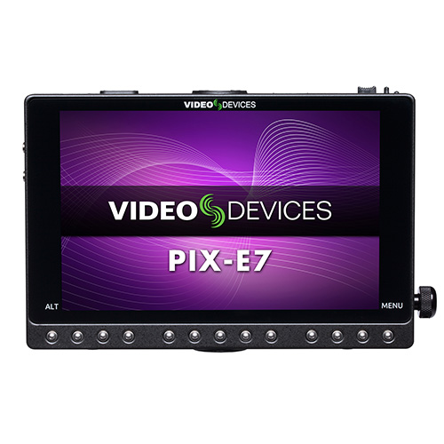 【PIX-E7】 Video Devices SDI/HDMIモニター（7インチ） レコーダー機能付