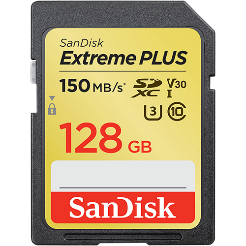 【SDSDXW5-128G-JNJIP】 SanDisk エクストリーム プラス SDXC UHS-I カード 128GB