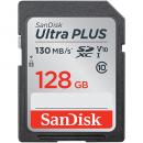 【SDSDUW3-128G-JNJIN】 SanDisk ウルトラ プラス SDXC UHS-I カード 128GB