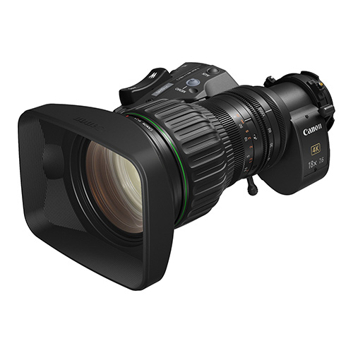 【CJ18e×7.6B IRSE S】 Canon 2/3” 4K 放送用ポータブルズームレンズ
