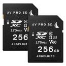 【AV PRO SD V60 256GB 2枚組】 Angelbird SDXC UHS-II メモリーカード