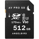 【AV PRO SD V60 512GB】 Angelbird SDXC UHS-II メモリーカード