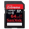 【SDSDX-064G-J35】 SanDisk エクストリーム SDXC UHS-I カード 64GB