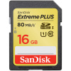 【SDSDXS-016G-J35P】 SanDisk エクストリーム プラス SDHC UHS-I カード 16GB