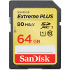 【SDSDXS-064G-J35P】 SanDisk エクストリーム プラス SDXC UHS-I カード 64GB