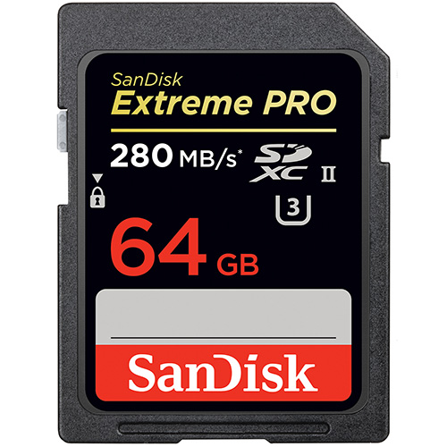 【SDSDXPB-064G-J35】 SanDisk エクストリーム プロ SDXC UHS-II カード 64GB